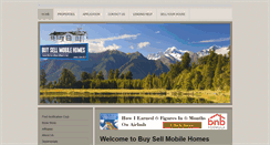 Desktop Screenshot of buysellmobilehomes.com