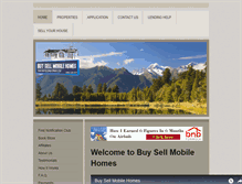 Tablet Screenshot of buysellmobilehomes.com